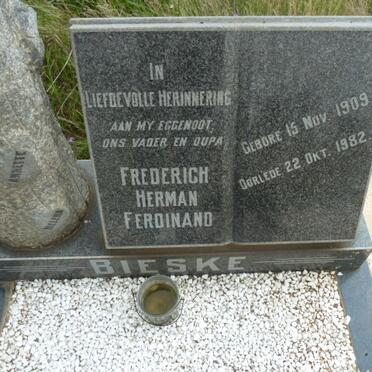 BIESKE Frederich Herman Ferdinand 1909-1982