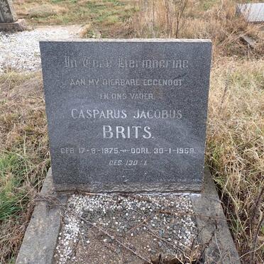 BRITS Casparus Jacobus 1875-1959