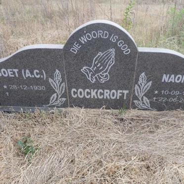 COCKCROFT A.C. 1930- & Naomie 1924-2004