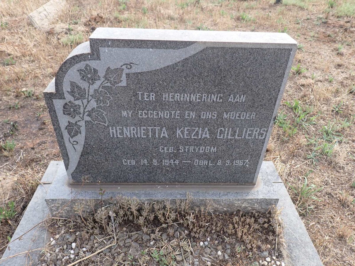 CILLIERS Henrietta Kezia nee STRYDOM 1944-1967