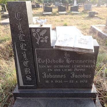 CILLIERS Johannes Jacobus 1934-1975