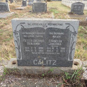 CALITZ Pieter Jacobus Benjamin 1898-1964 & Cornelia Johanna BESTER 1906-1973