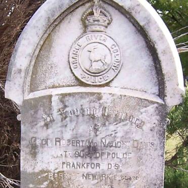 DAVIS Robert McNaughe 1875-1909