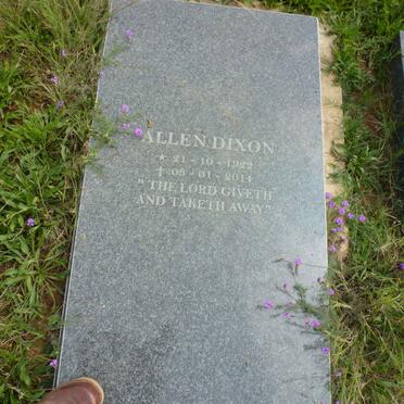 DIXON Allen 1922-2014