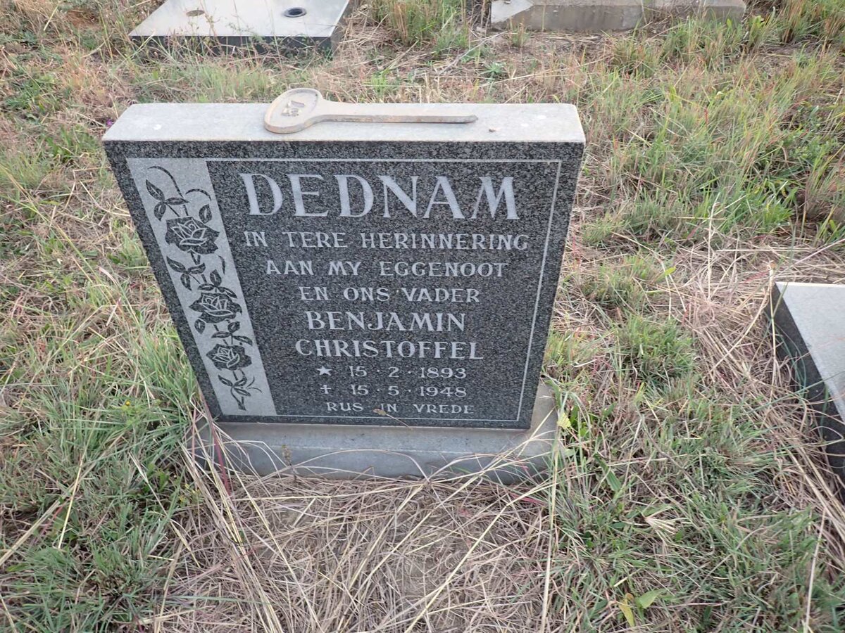 DEDNAM Benjamin Christoffel 1893-1948