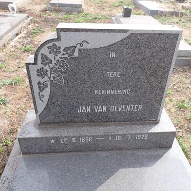 DEVENTER Jan, van 1896-1976