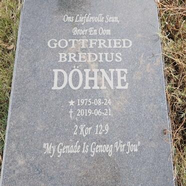 DOHNE Gottfried Bredius 1975-2019
