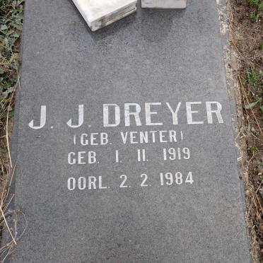 DREYER J.J. nee VENTER 1919-1984
