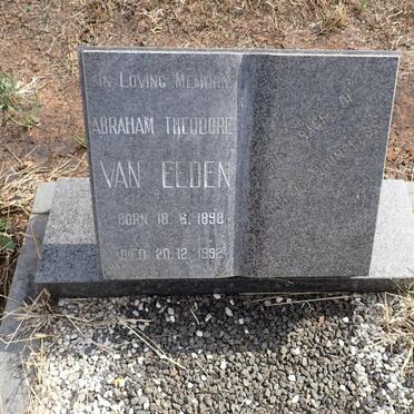 EEDEN Abraham Theodore, van 1898-1992