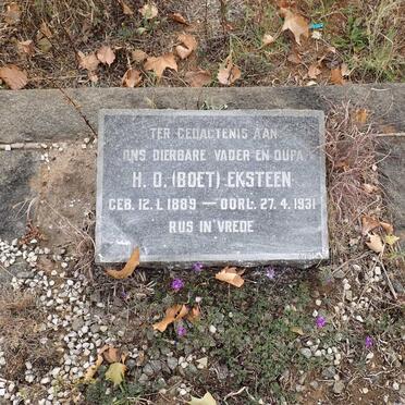 EKSTEEN H.D. 1889-1931