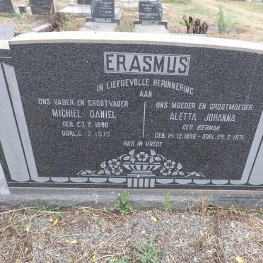 ERASMUS Michiel Daniel 1890-1975 & Aletta Johanna BIERMAN 1896-1971