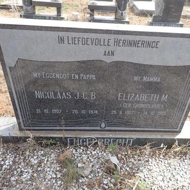 ENGELBRECHT Nicolaas J.C.B. 1907-1974 & Elizabeth M. GROBBELAAR 1907-1995