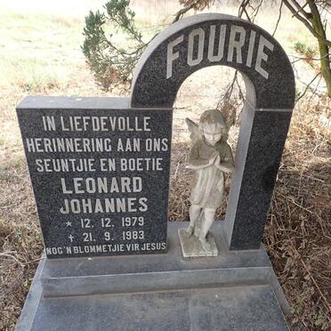FOURIE Leonard Johannes 1979-1983