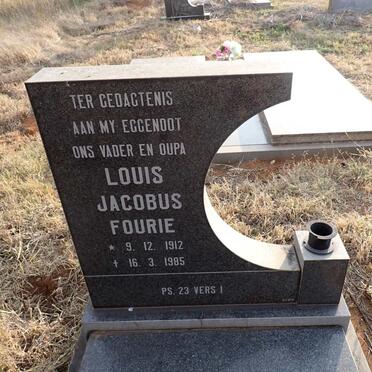 FOURIE Louis Jacobus 1912-1985