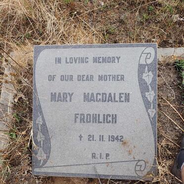 FROHLICH Mary Magdalen -1942