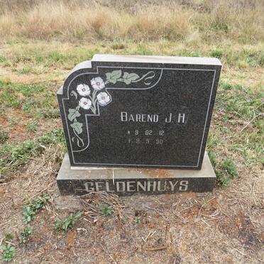 GELDENHUYS Barend J.H. 1912-1990