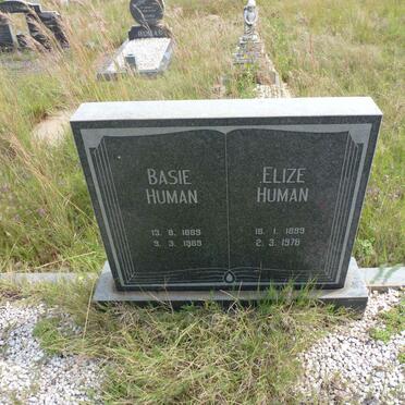 HUMAN Basie 1889-1969 &amp; Elize 1899-1978