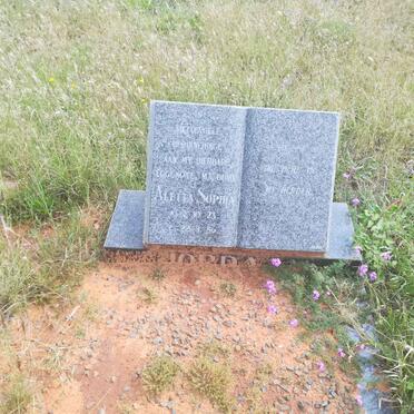 JORDAAN Aletta Sophia 1923-1986