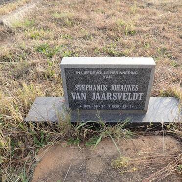 JAARSVELDT Stephanus Johannes, van 1913-1939