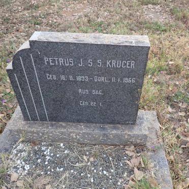 KRUGER Petrus J.S.S. 1893-1966