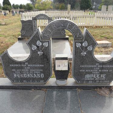 KIRSTEN Ferdinand 1911-1997 & Mollie MOUTON 1918-2005