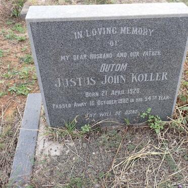 KOLLER Justus John 1928-1982