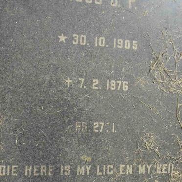 KOTZE Hugo J.P. 1905-1976