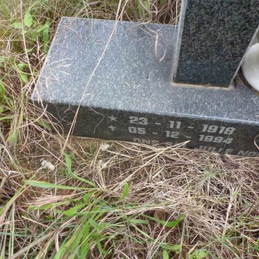 LABUSCHAGNE David 1918-1994 &amp; Cecilia 1918-2000