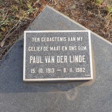 LINDE Paul, van der 1913-1982
