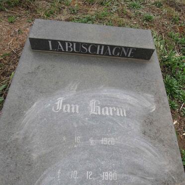 LABUSCHAGNE Jan Harm 1920-1980