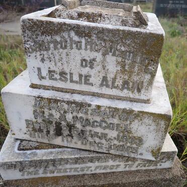 MACCOLL Leslie Alan 1913-1915