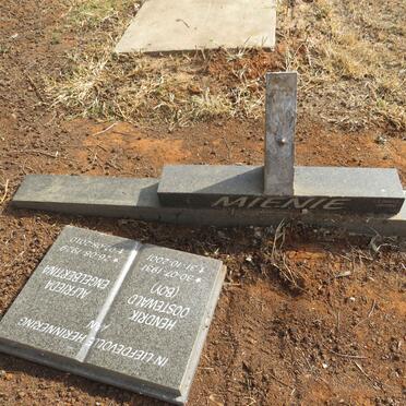 MIENIE Hendrik Oostewald 1931-2001 & Alfrieda Engelbertina 1929-2010