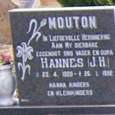 MOUTON J.H. 1920-1992