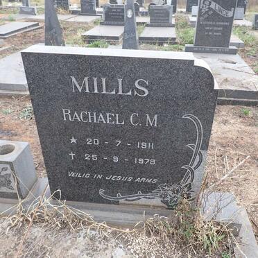 MILLS Rachael C.M. 1911-1978