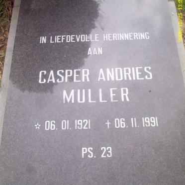MULLER Casper Andries 1921-1991