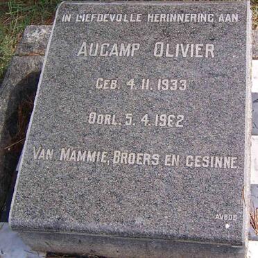 OLIVIER Aucamp 1933-1962