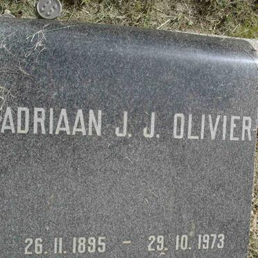 OLIVIER Adriaan J.J. 1895-1973