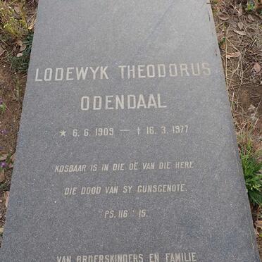 ODENDAAL Lodewyk Theodorus 1909-1977