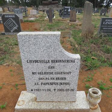 PAPENFUS J.C. 1937-2005