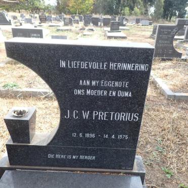 PRETORIUS J.C.W. 1896-1975