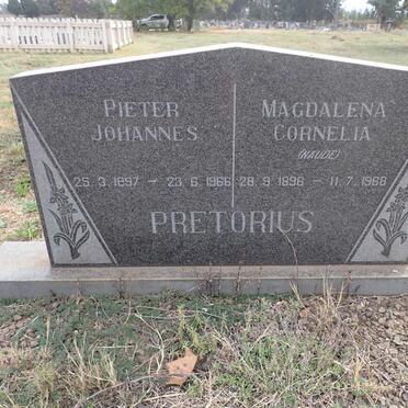 PRETORIUS Pieter Johannes 1897-1966 & Magdalena Cornelia NAUDE 1896-1968 