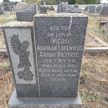 PIETERSE Adriaan Lodewicus Crous 1941-1942