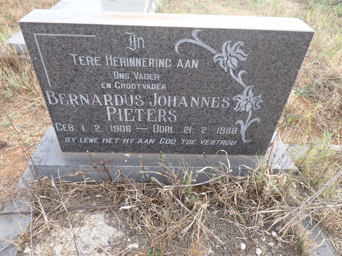 PIETERS Bernardus Johannes 1906-1988