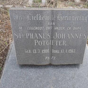 POTGIETER Stephanus Johannes 1906-1963