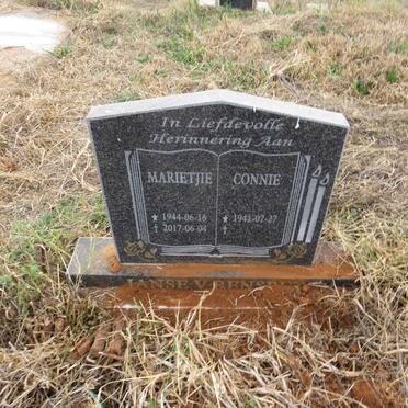 RENSBURG Connie, Janse v. 1941- & Marietjie 1944-2017