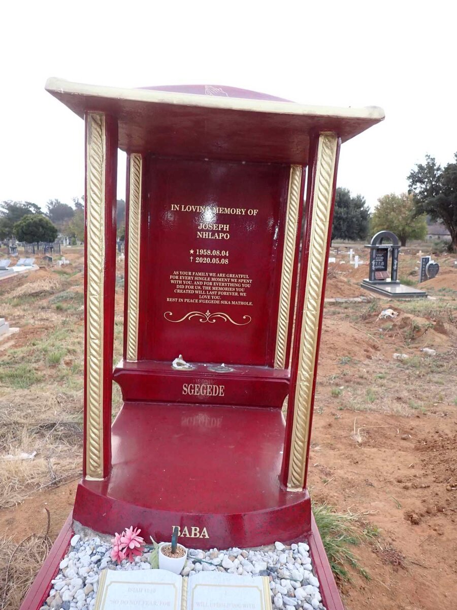 SGEGEDE Joseph Nhlapo 1958-2020