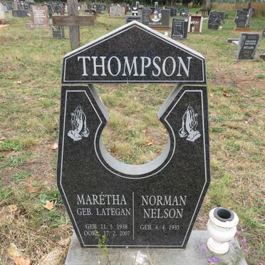 THOMPSON Norman Nelson 1935- & Maretha LATEGAN 1938-2007