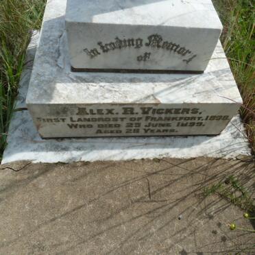 VICKERS Alex. R. -1899