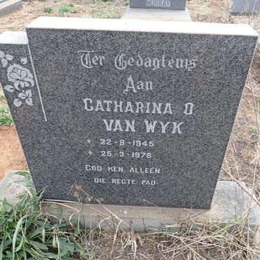 WYK Catharina O., van 1945-1978