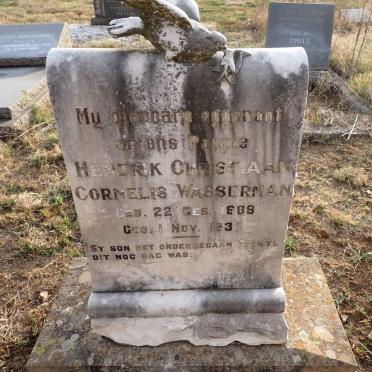 WASSERMAN Hendrik Christiaan Cornelis 1889-1932